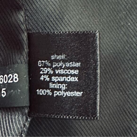 The Limited Black Collection Black Button Front Career Blazer Jacket Size 2 - Picture 10 of 11